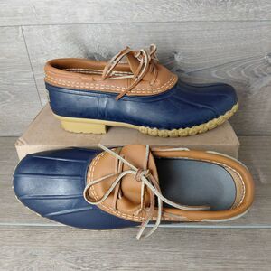 Moc Blue Duck Boots Mens Eddie Bauer Duck Shoes Mens Navy  display picture 3